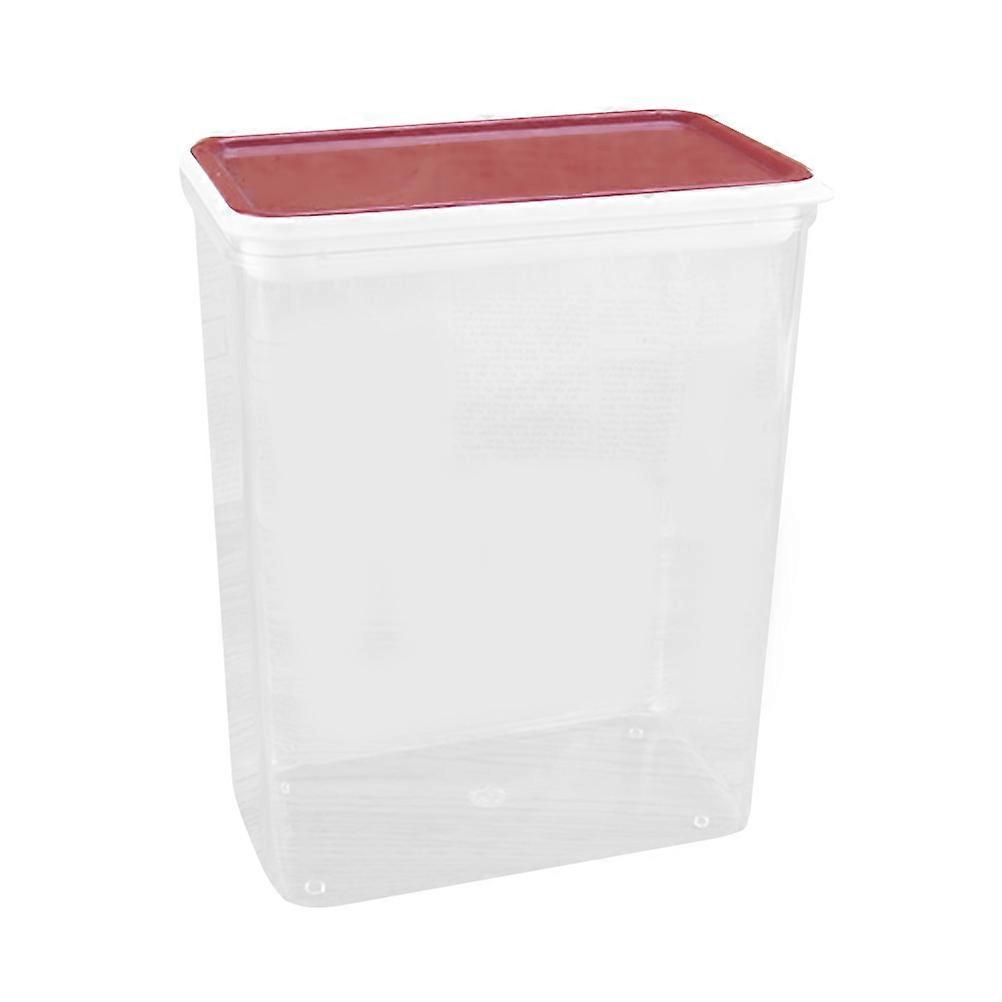 Home Large Fruit Powder Storage Container Airtight Leakproof PC Storage Bottle Transparent and White Box with Lids for Cereal Flour Sugar Rice Snacks