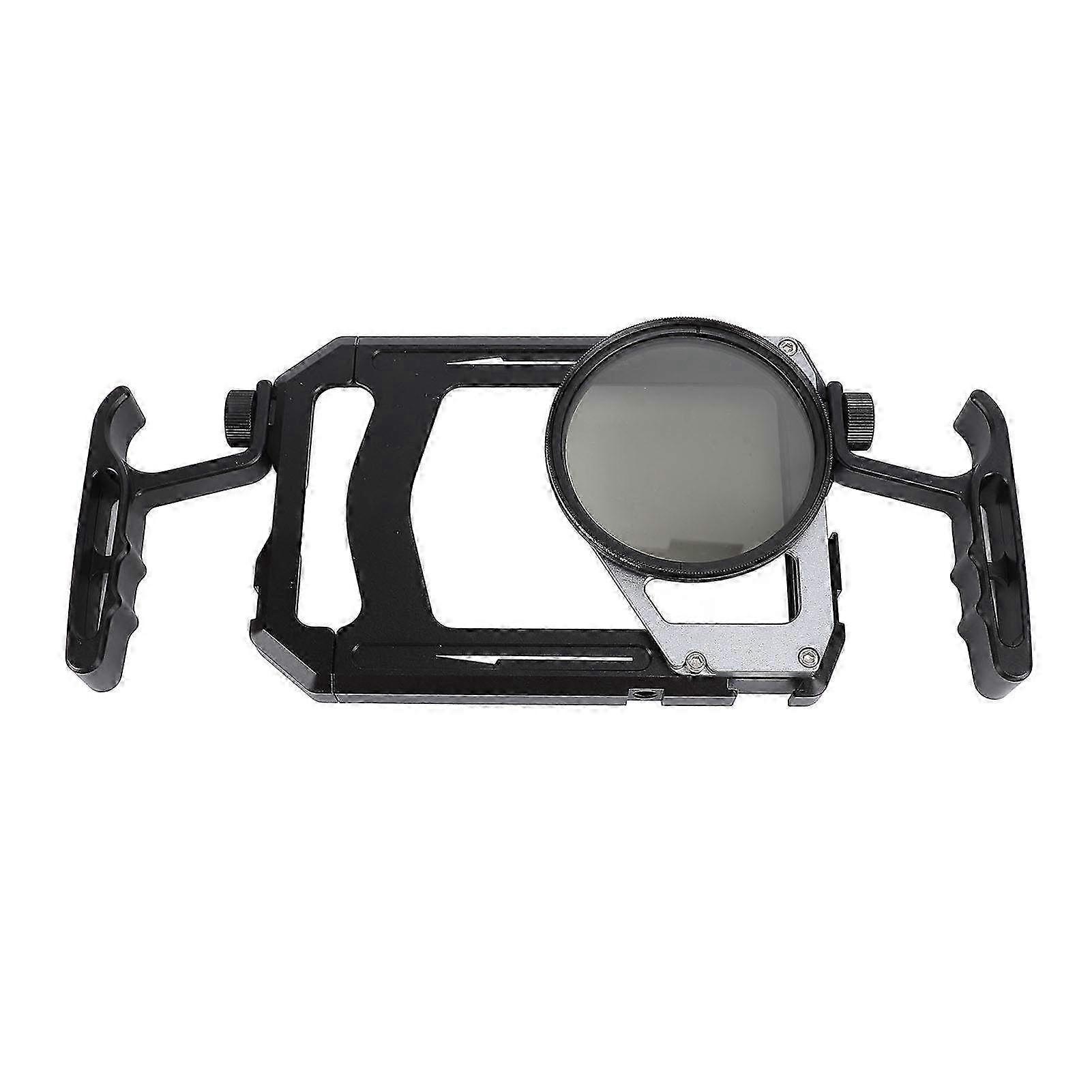 Telescopic Smartphone Video Rig with Handle - Aluminum Alloy Stabilizer for Smooth Mobile Video Recording