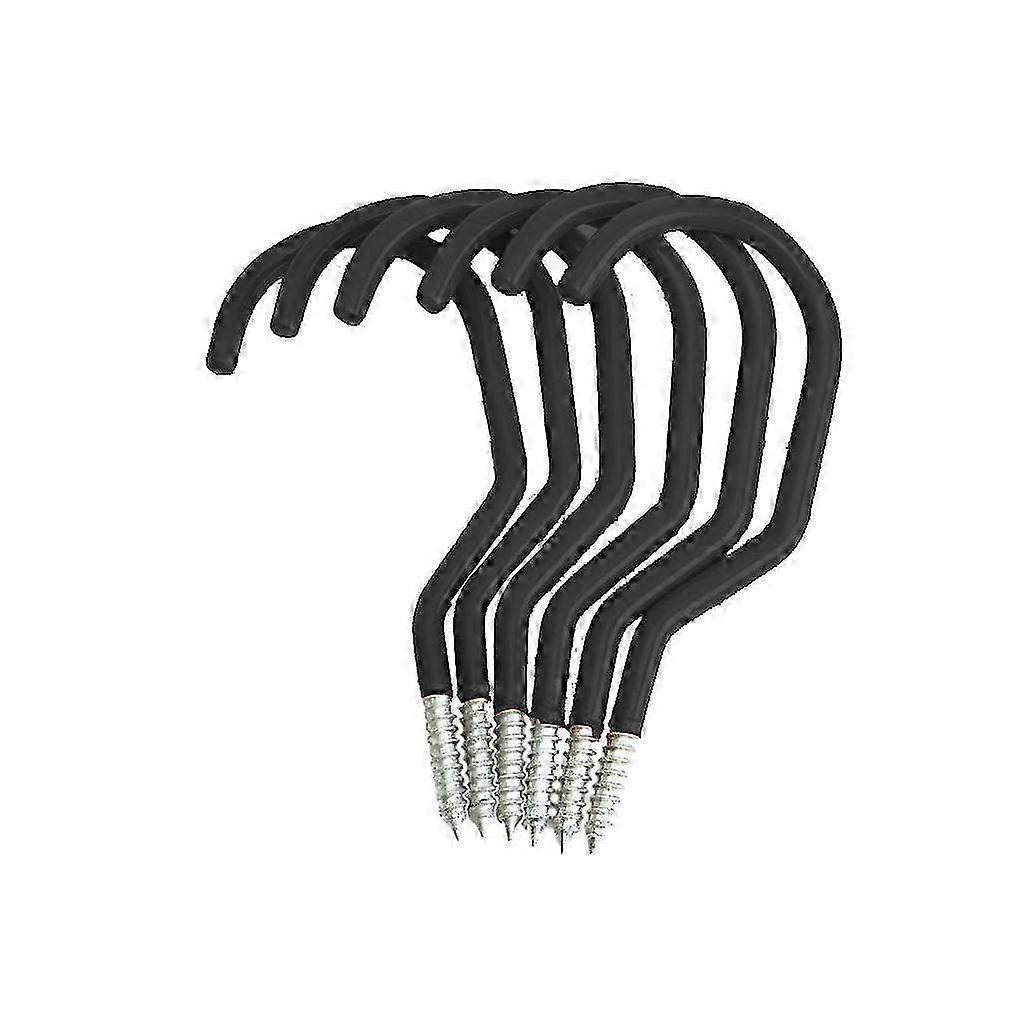 Heavy-Duty Bicycle Wall Hook Racks - Screw Hooks for Garage Walls & Ceilings, Space-Saving Storage Solution for Bikes