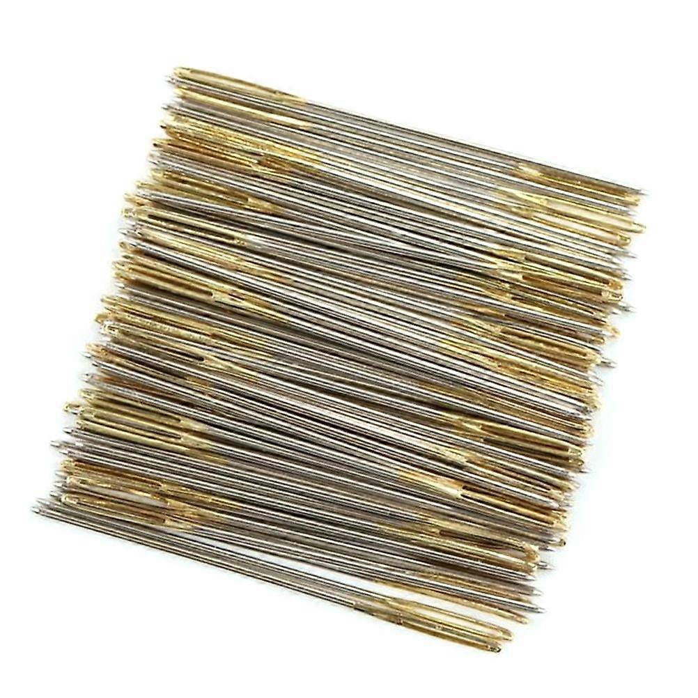 100Pcs Blunt Needles Perfect For Darning And Crafting Tasks Designed For Artisans And Hobbyists In Multi Color