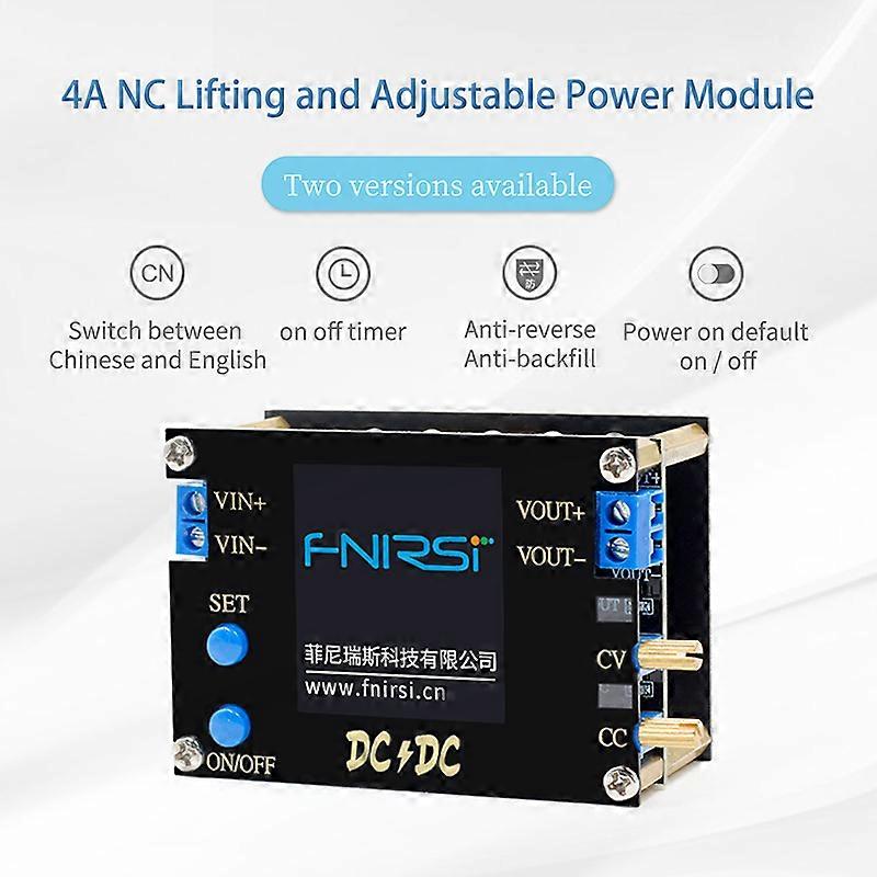 直流自动升压模块/逆变器 0.5-30V 3A 35W/4A CC 电源 CV 可调转换器电源稳压电压表