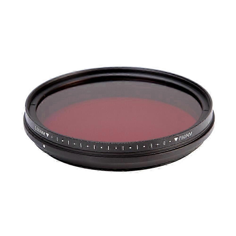Justerbar infrarød Ir Filter Pass Infrarød 530nm til 750nm 590nm 680nm 720nm