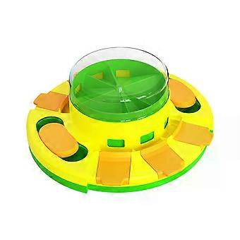 Pussel Push Feeder Interaktiva hundleksaker Hund pussel leksaker Valp interaktivt pusselspel Hund leksak Hund Dispenser Utbildning
