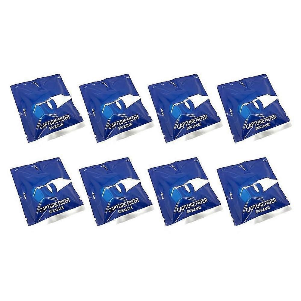8Pcs Capture Filter Snap on Lid Traps Head Lice Electric Lice Comb Filter Mesh Bag for Comb Pet Acc