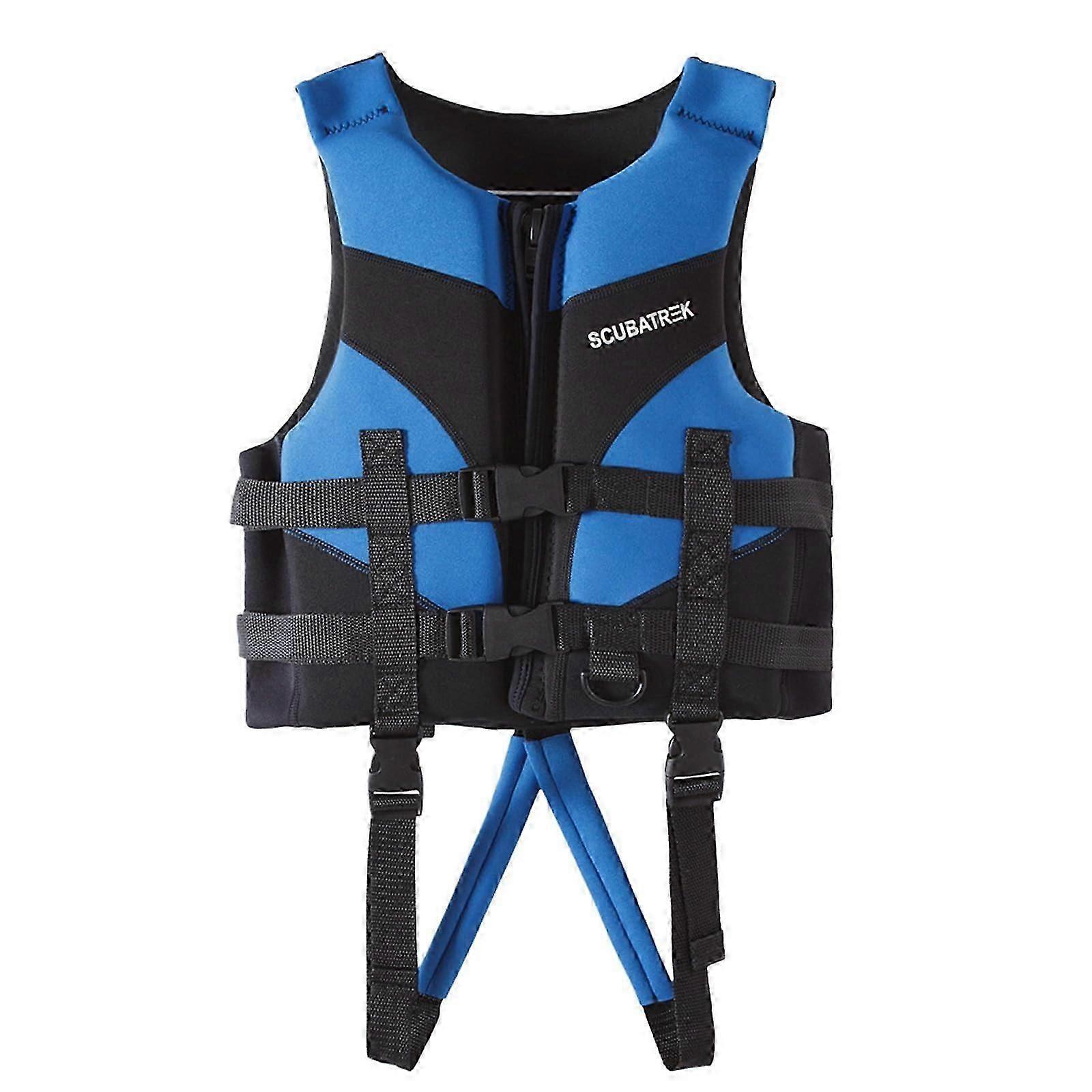 children life vest vest boys girls snorkeling warm buoyancy clothing universe model blue 67 years