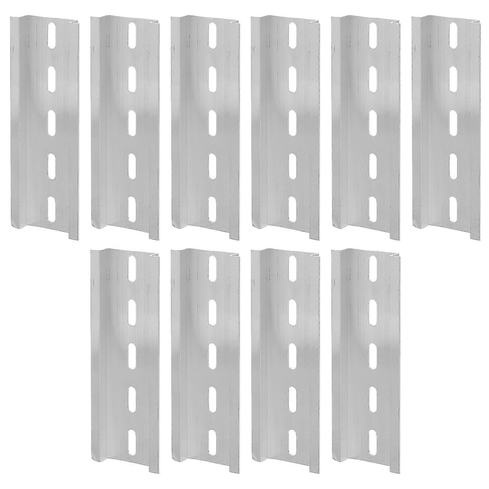 10Pack Din Rails Designed For Engineers Supporting Electric Components Featuring High Hardness Material