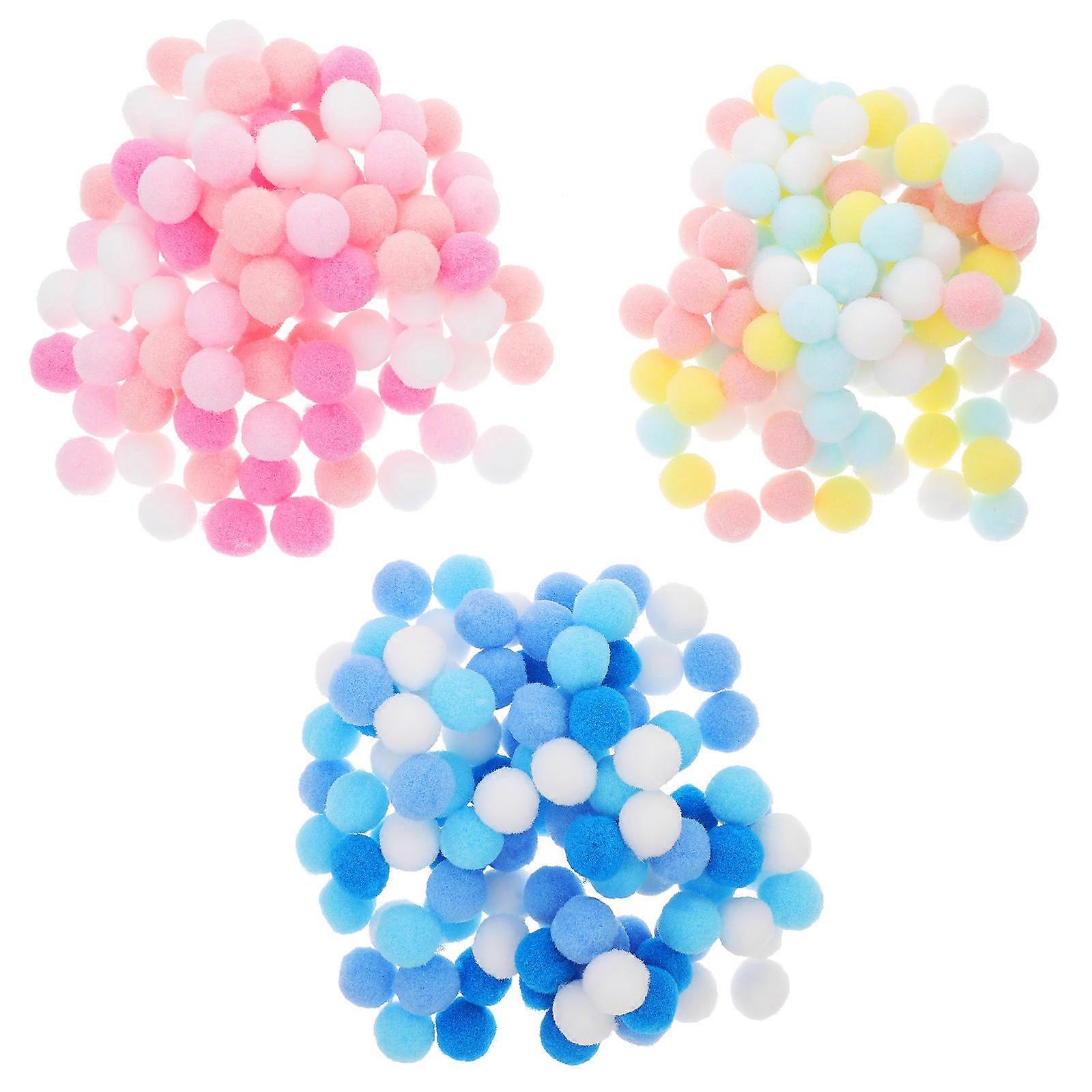 Colorful Pom Poms Bulk Pack 100Pcs Soft Decorative Supplies Ideal For Creative Enthusiasts Arts And Crafts