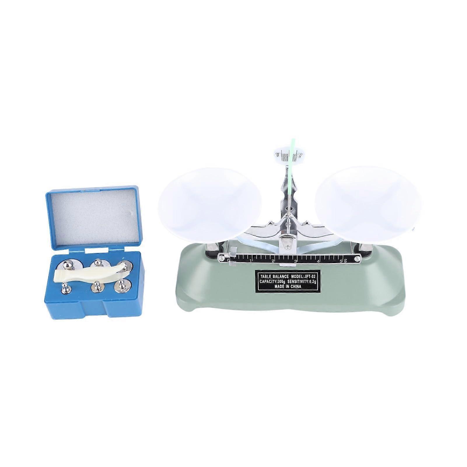 Nce Scale with Weights 200G/0.2G Ghanaian Tray Scale Accurate Physical Tool Bar Scale for Precision Weighing Tasks