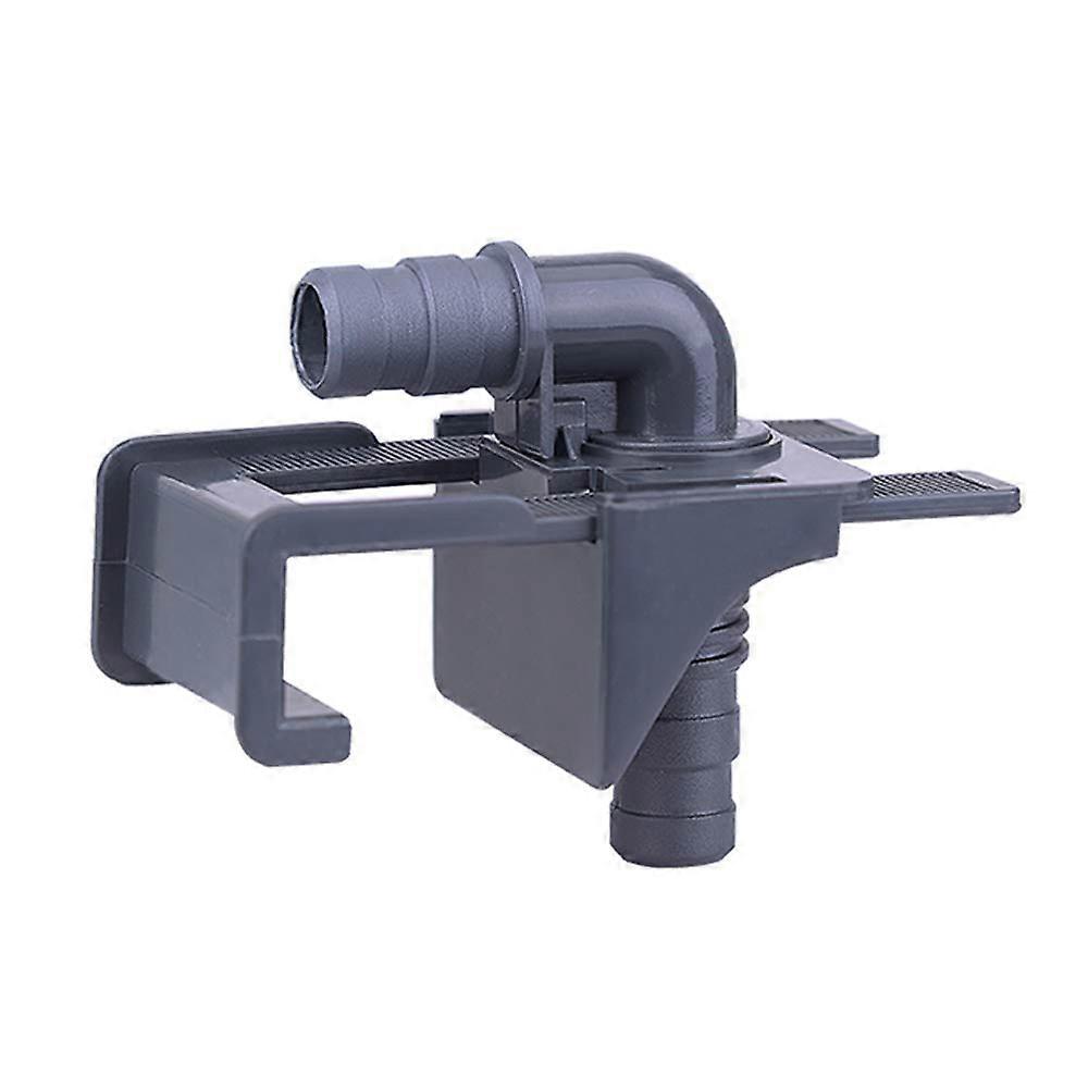 Aquarium Filter Accessory Water Pipe Clamp - Adjustable Sliding Clip for 1 Inch Diameter Hoses, 2 Pieces, Gray