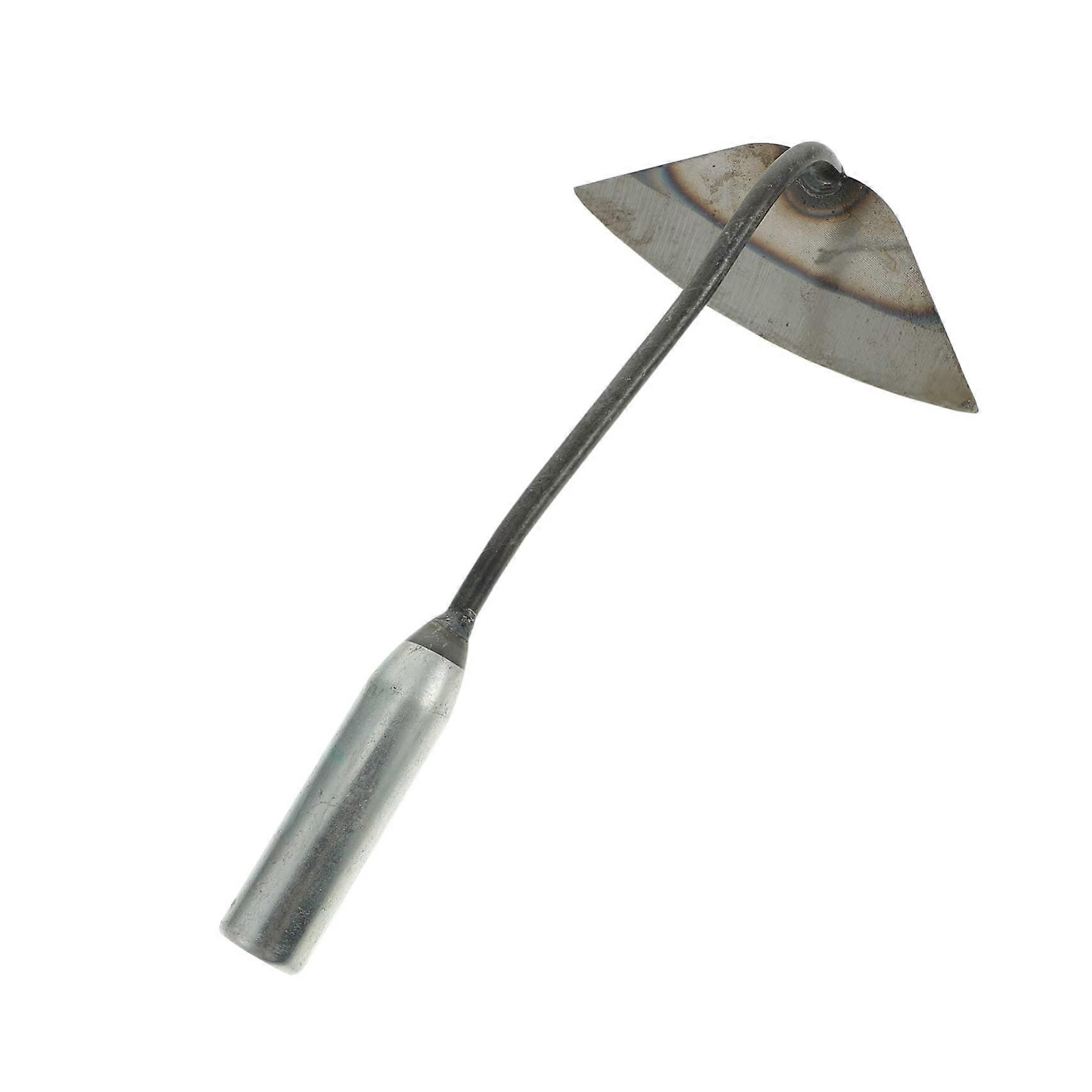 Garden Hoe Iron Handheld Weed Hoe for Gardening and Rust Resistant for Weeding Plants and Soil Loosening Garden Tool