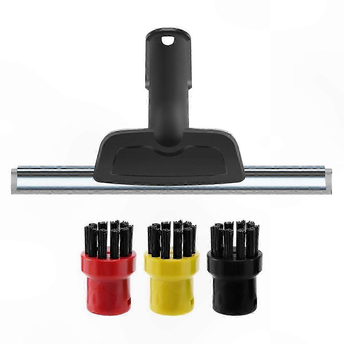 Round Brush Nozzle for Steam Cleaners Glass Window Cleaning Accessory Compatible with SC1 SC2 SC3 SC4 SC5 Models