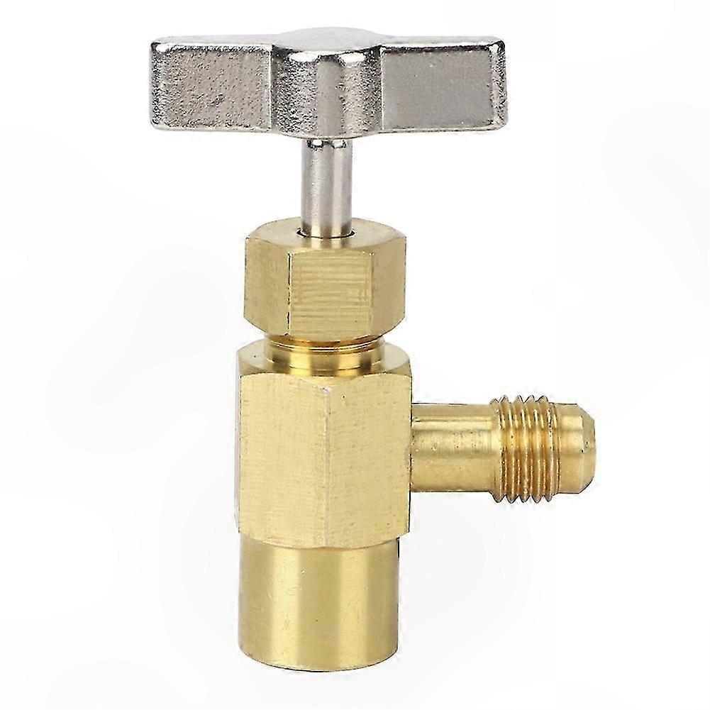 1/2 ACME Thread Female R134A Refrigerant Can Opener Valve for Air Conditioning Tools
