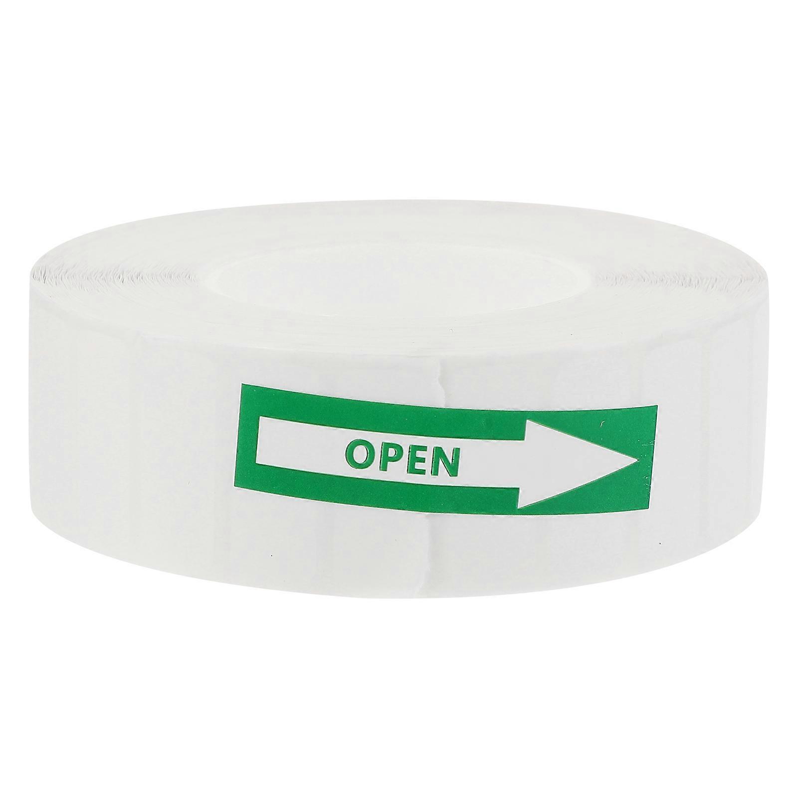 Thermal Label Paper Test Tube Labels for Laboratory Work White Synthetic Paper for Barcode Printing 1 Roll of 3000Pcs