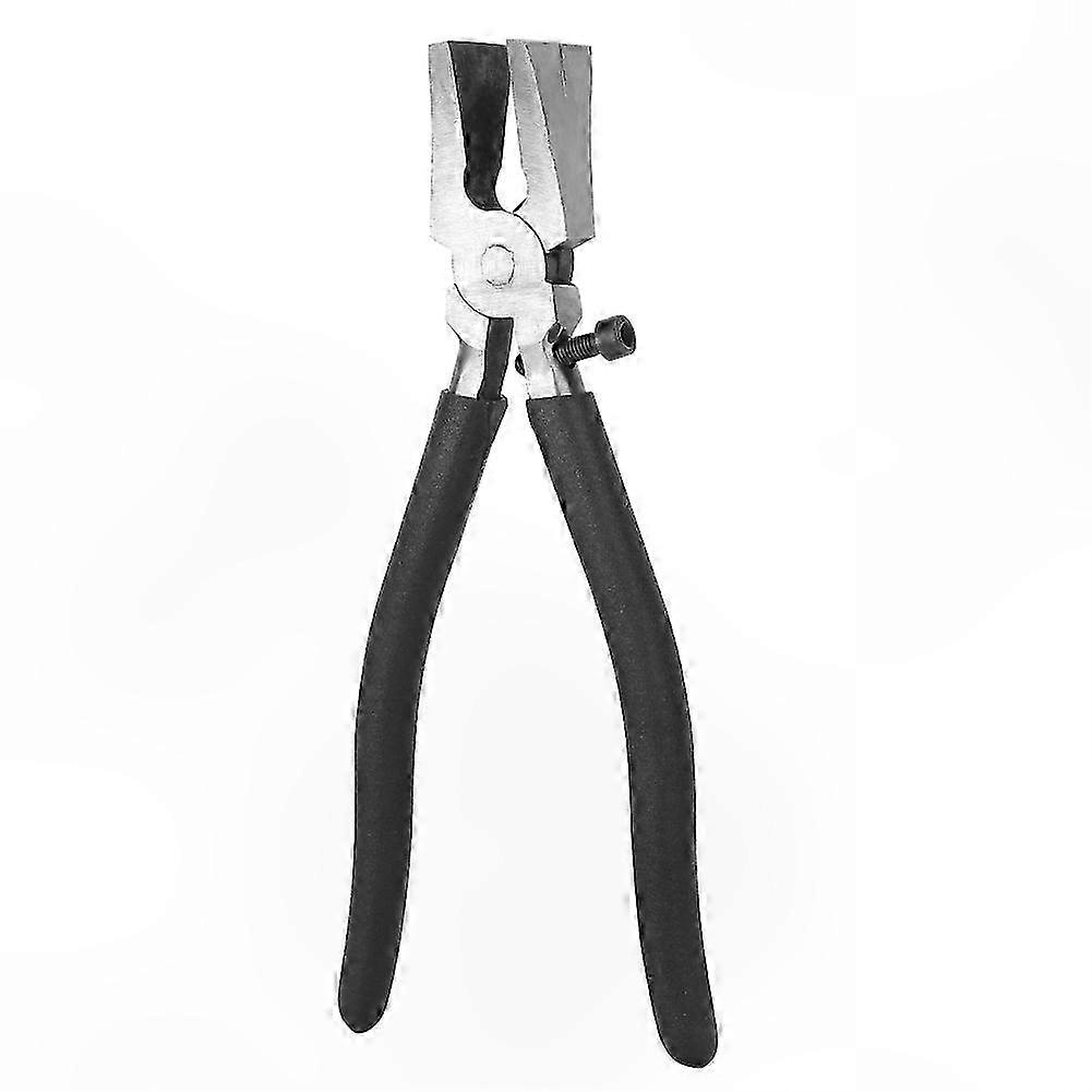 Flat End Glass Wire Drawing Pliers with Adjustable Screw for Jewelry Making and Crafting Tools