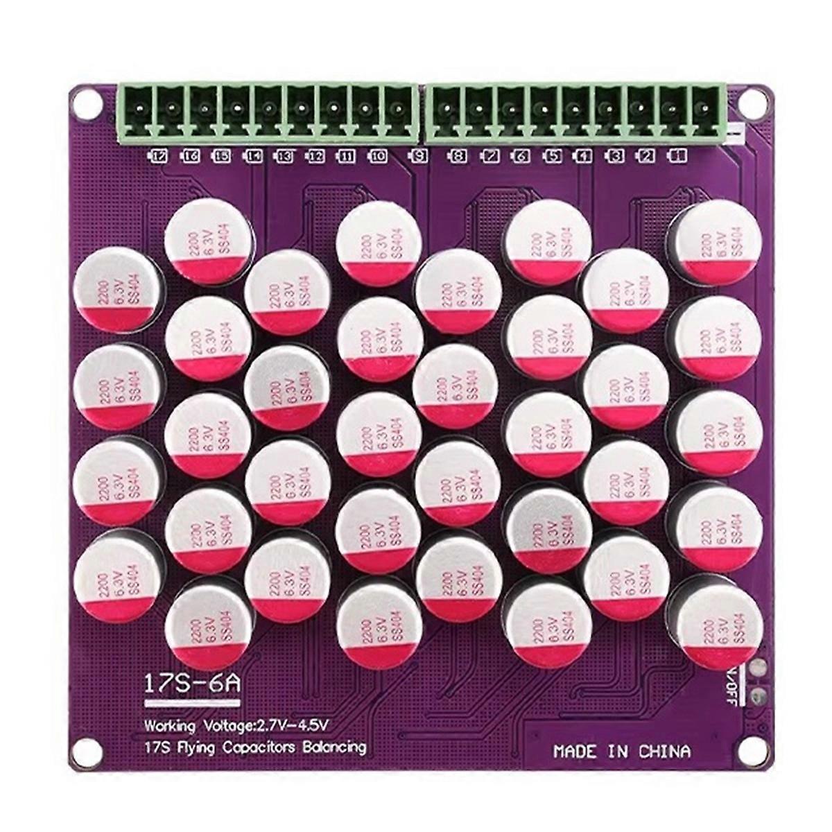 17S 6A Lithium Battery Management System Active Equalization Module