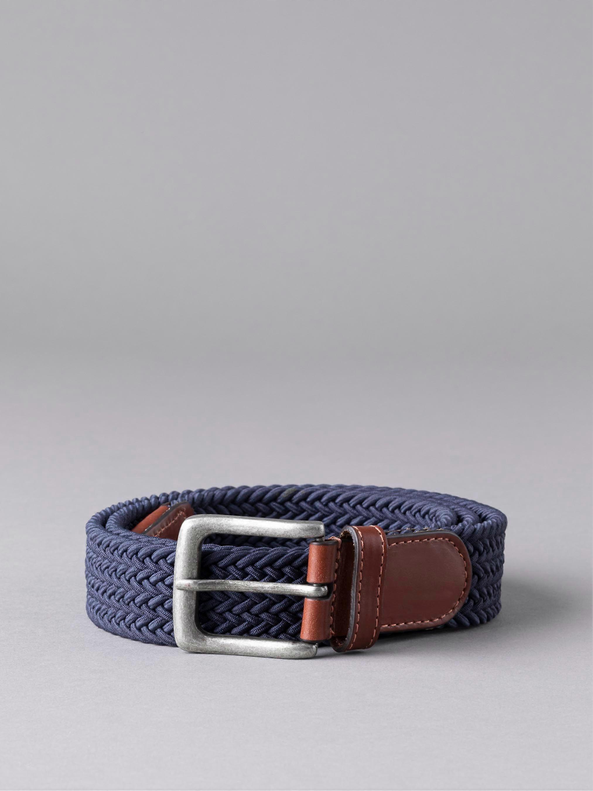 Greythwaite Braided Belt in Navy
