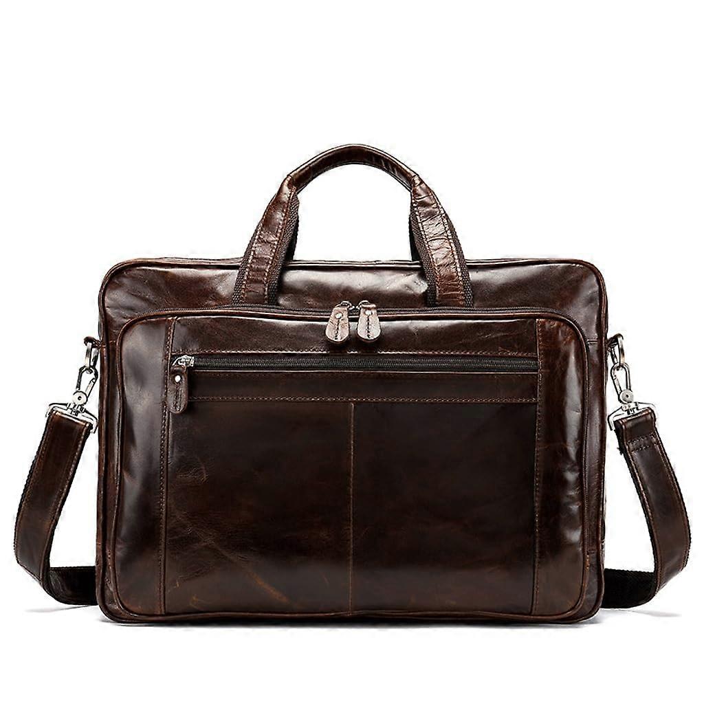 Handbag Business Computer Briefcase Large Capacity Travel Bag for Men 43x31cm Rosso Durable Design for Business Trips