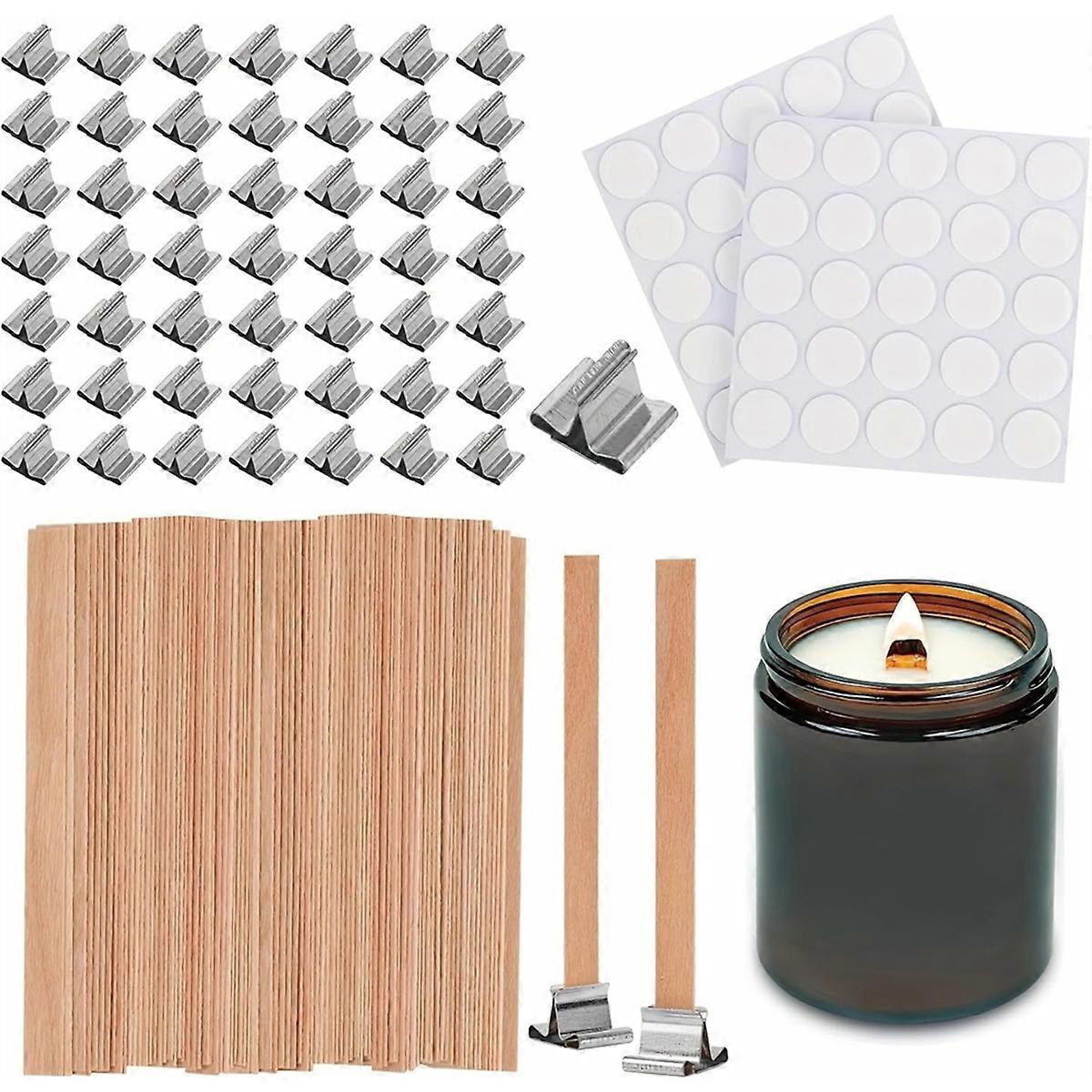 Wood Wicks for Candles Making, for Soy Wax, Coconut Wax