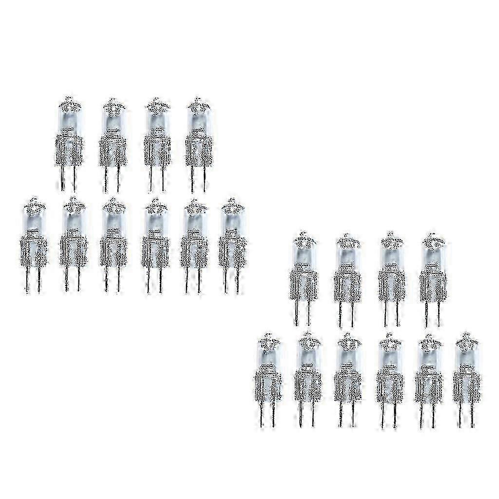 20x 5w Halogen G4 6v Clear Capsule Warm White Lightbulbs, G4 Socket...