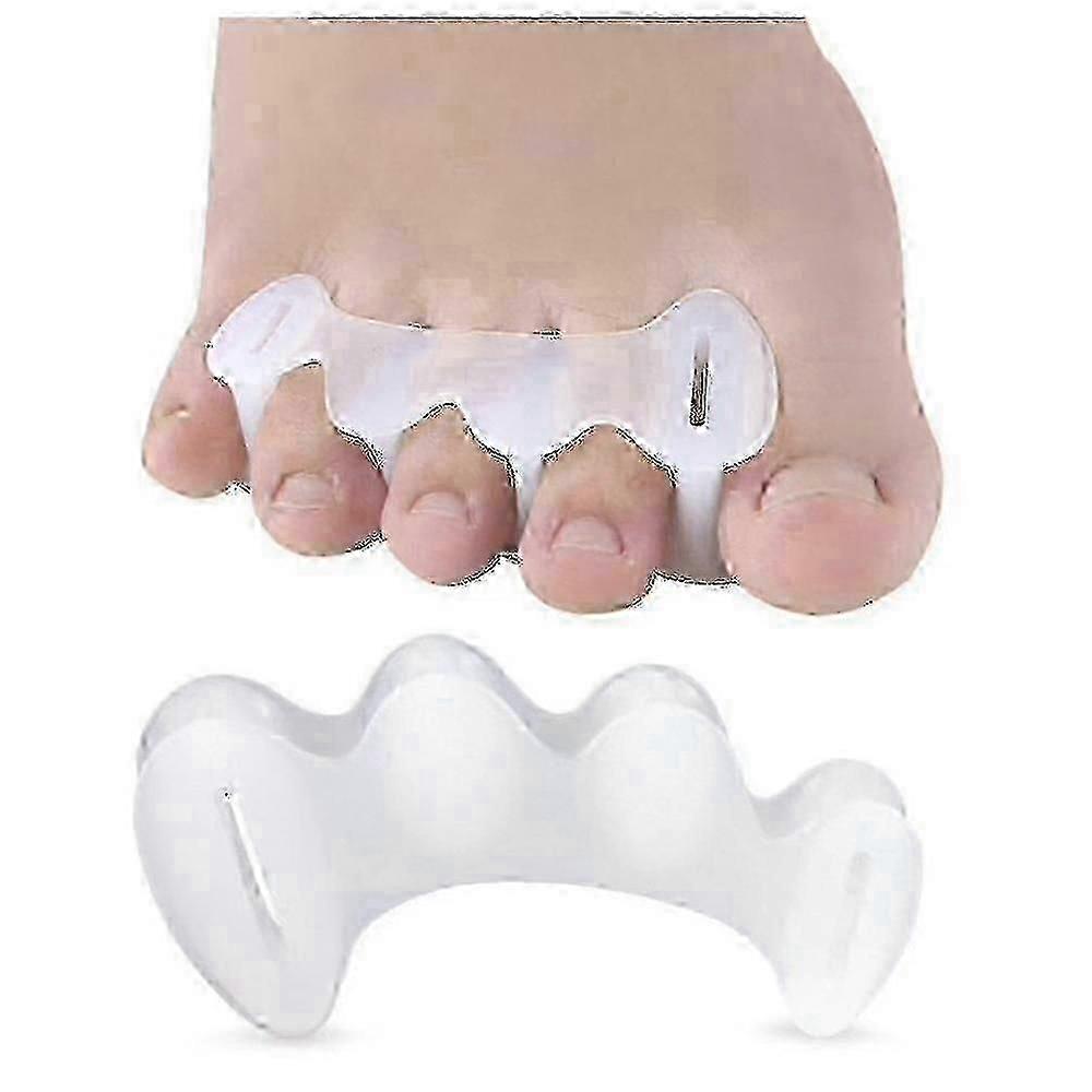 Dita dei piedi corrette, supporto della forma fisica e dell'equilibrio del piede con i separatori delle dita dei piedi