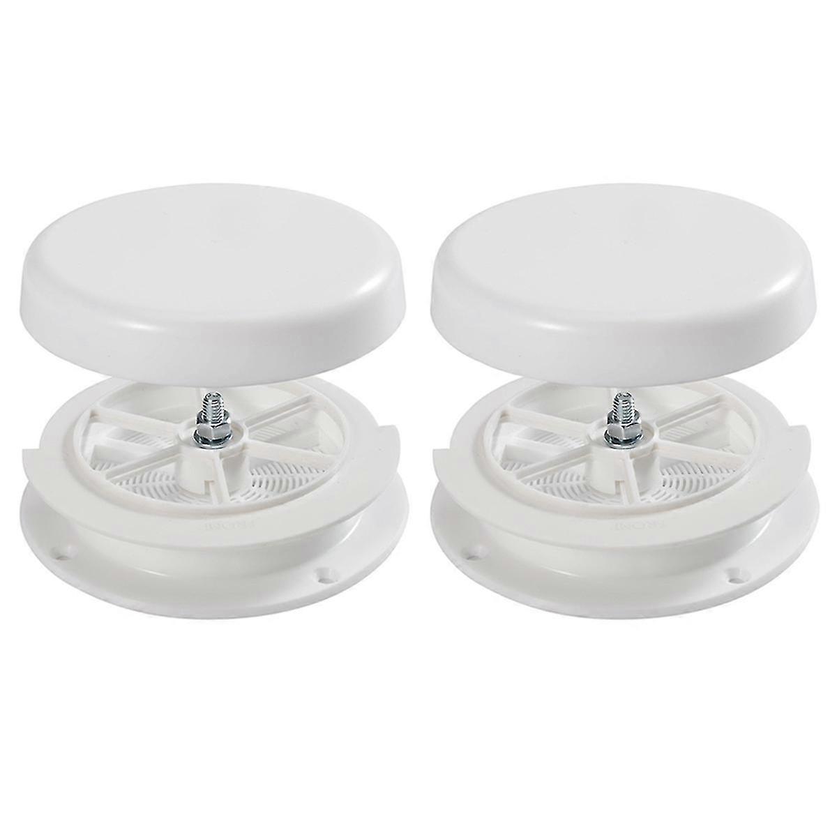 2pack RV Roof Mushroom Vent Plumbing Vent with Water Cover Guard Cap
