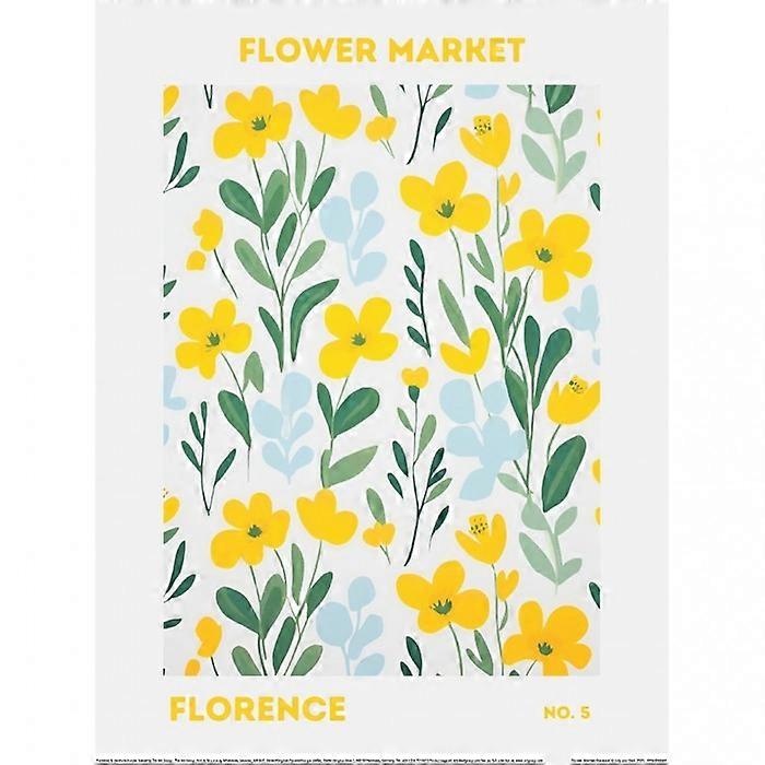 Jolly and Dash Flower Market Florence Print