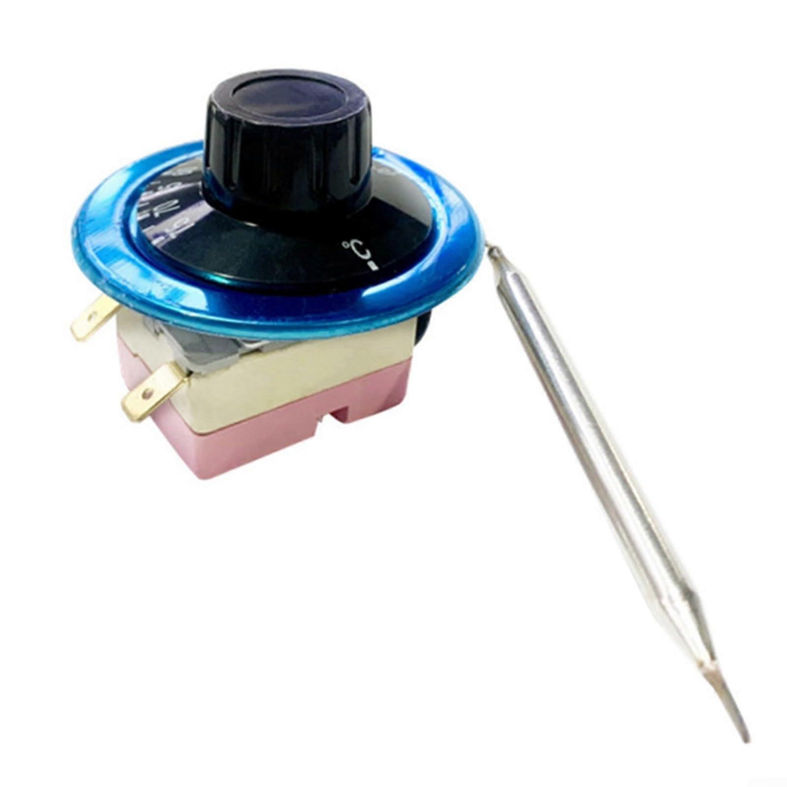 Capillary Tube Thermostat, Temperature Control Switch, Adjustable Knob, For Water Boilers, Fryers Griddles, 3085C