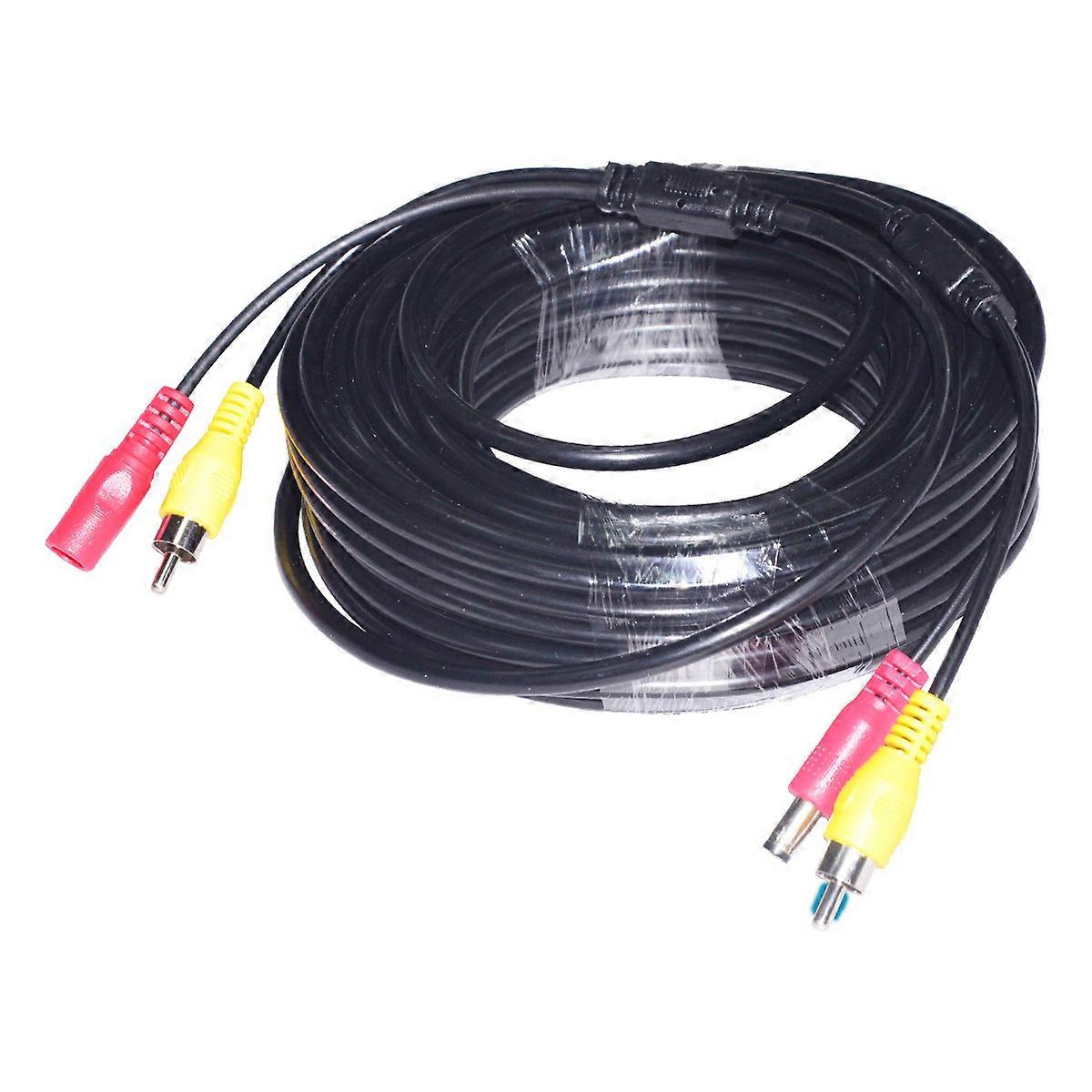 BR-Vie 5M All-in-One BNC Video Extension Cable with DC Power Connector for Security Camera CCTV Home Surveillance Closed Circuit TV System