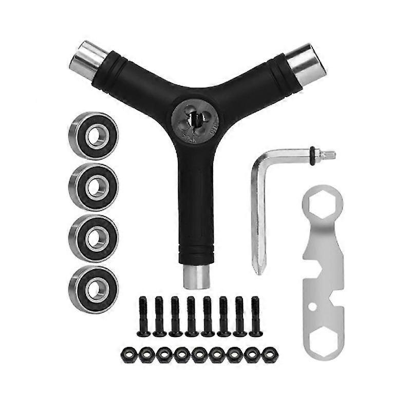 Y Skateboard Tool All-in-One Portable Multifunction Skate Tools with Allen Key
