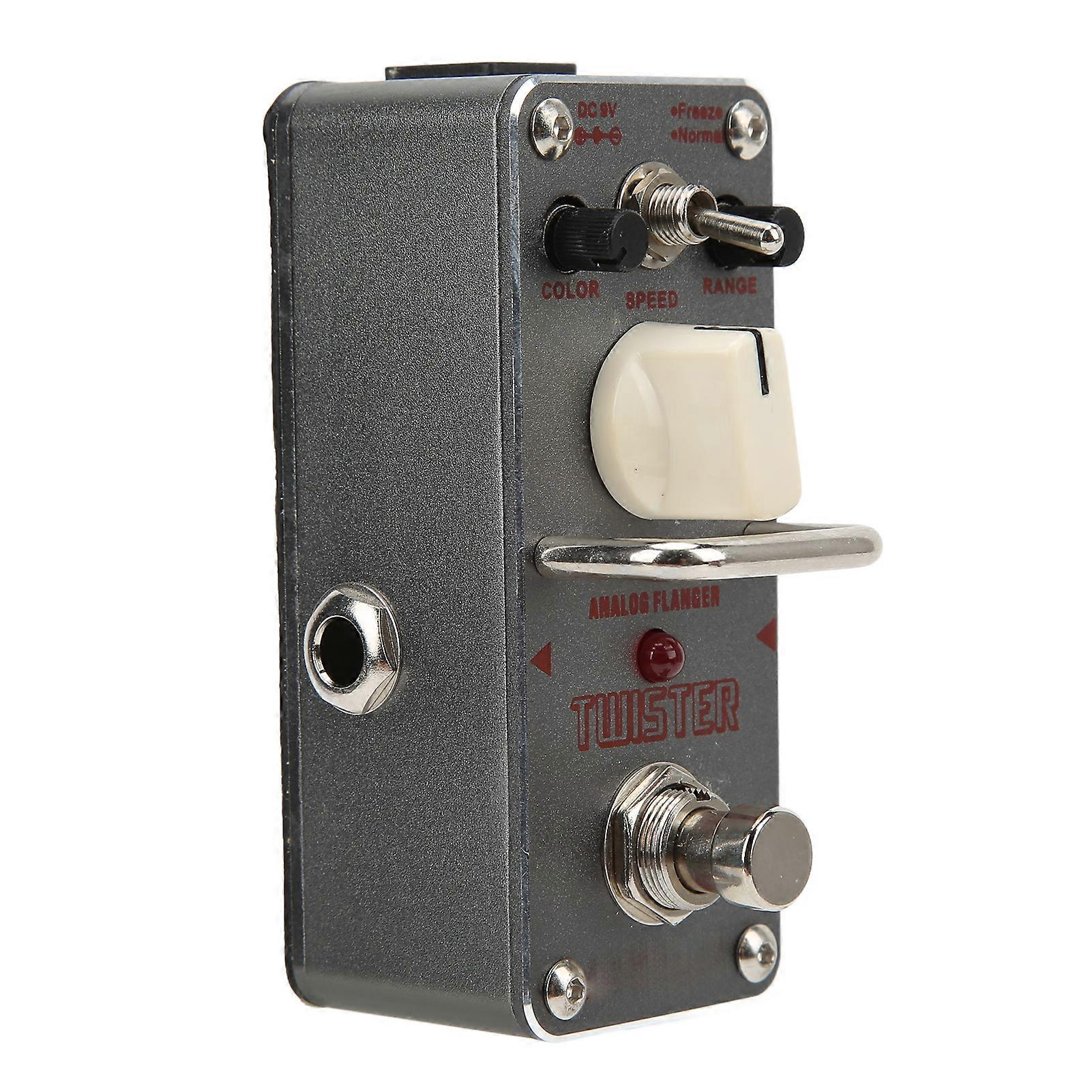 Analog Flanger Pedal ATR-3 Grey Metal 94x42x48mm True Bypass