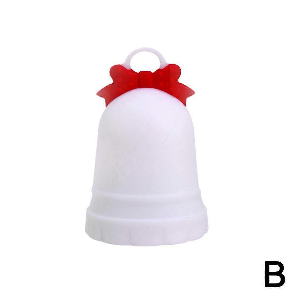 Colorful Christmas Silicone Night Light USB Rechargeable with 7 Changing Modes for Holiday Decor