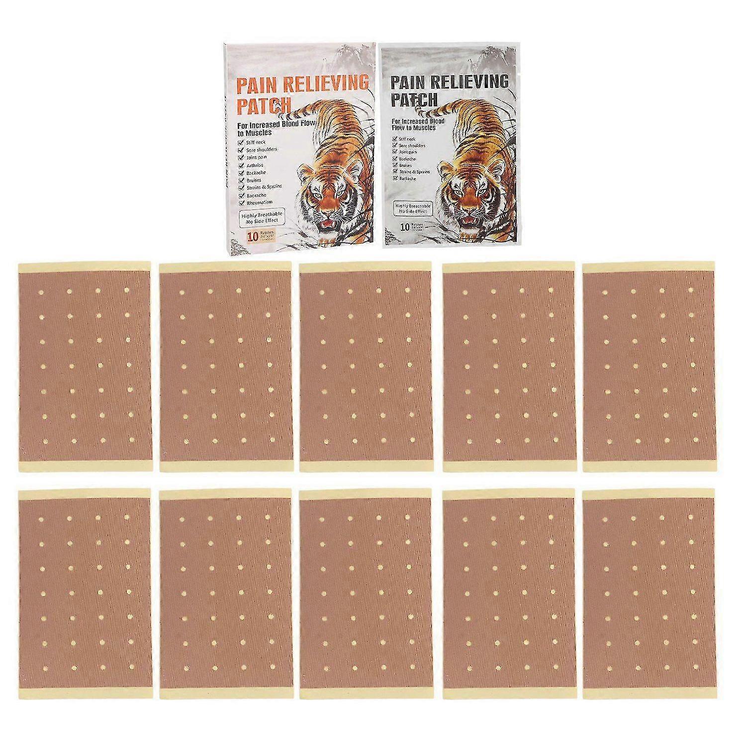 2025 Latest Model 10Pcs Pain Relieve Patch Strain Soreness Relieving Patches f...