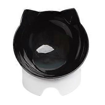 Pet Bowl Cat Bowl Dog Elevated Feeder Food Water High-foot Tilted Stand ^uk|