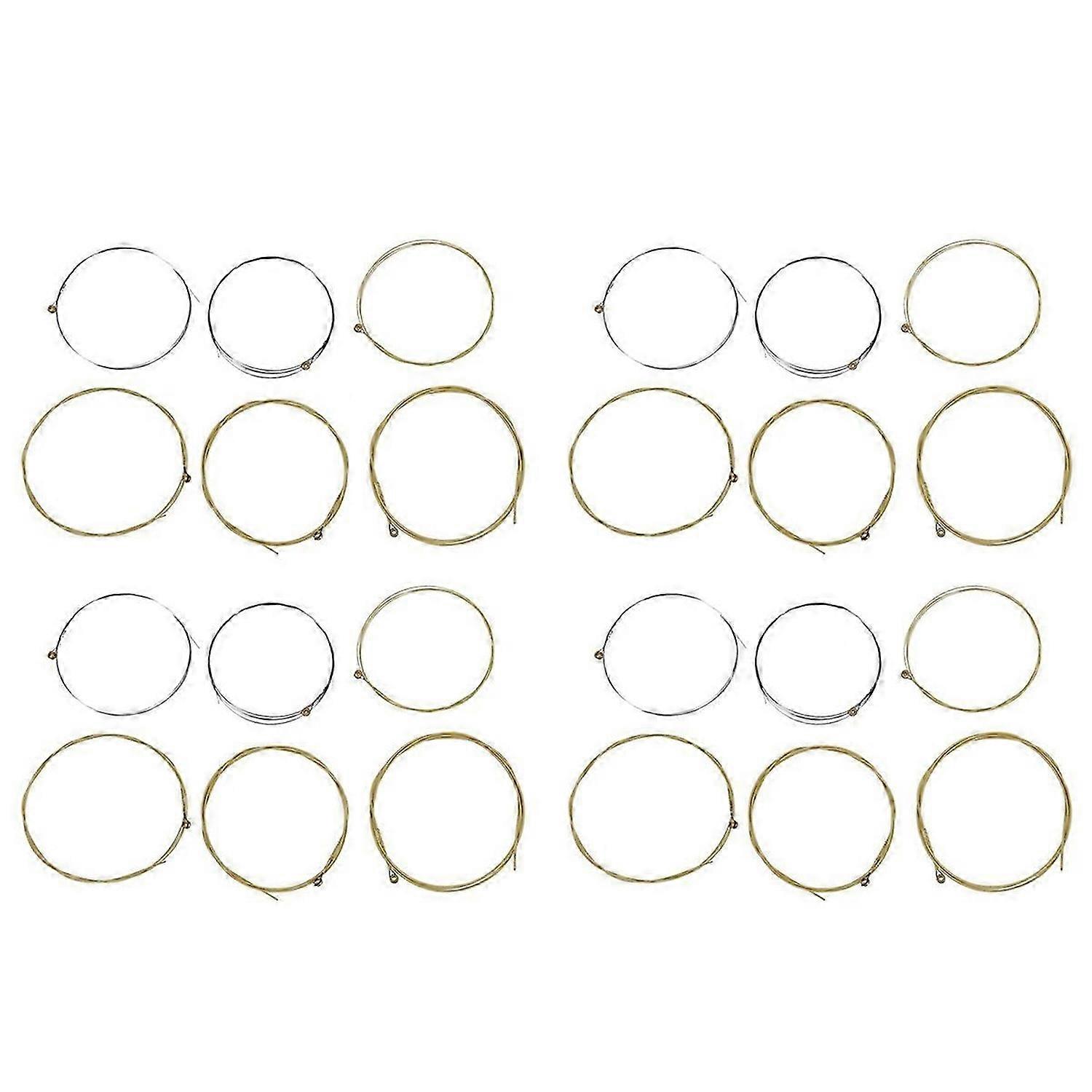 Set 6 Metal Strings for Acoustic Guitar 1 Meter 1M