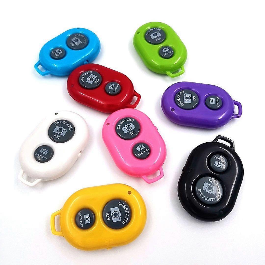 1-Pack Wireless Bluetooth Phone Selfie Stick Remote Control for Selfie Stick Photography (Random Color)