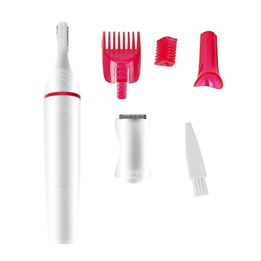 Rasoir électrique 4 en 1 pour femmes, rasoir pour sourcils, nez, bikini, batterie non incluse