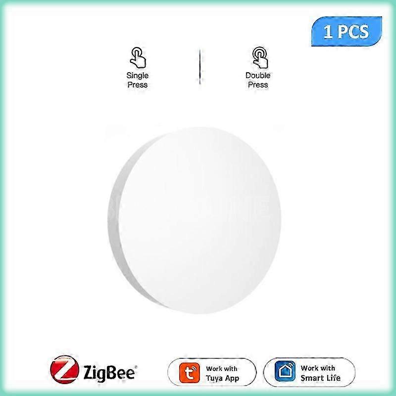 Tuya ZigBee Smart Push Button Scene Switch Wireless Remote Control On Off Key Controller Multi-scene