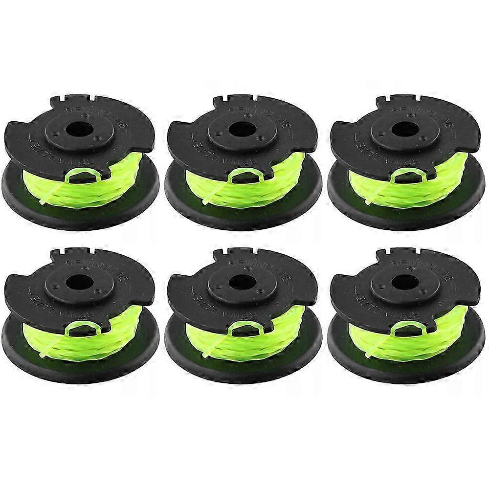 6Pcs Replacement Line Spool Suitable for Ryobi RLT36B33 / RY36LT33A-0 36V Lawn Mower Wire Reel, RAC143