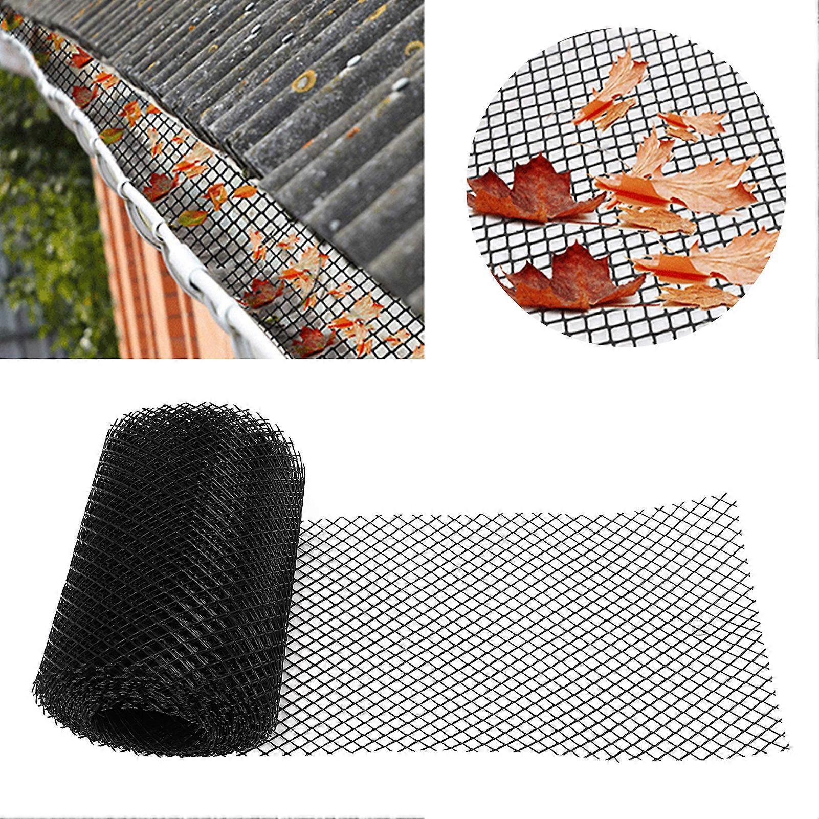 Plastic Gutter Guard Mesh Roll 18cm x 8m Leaf Filter Netting