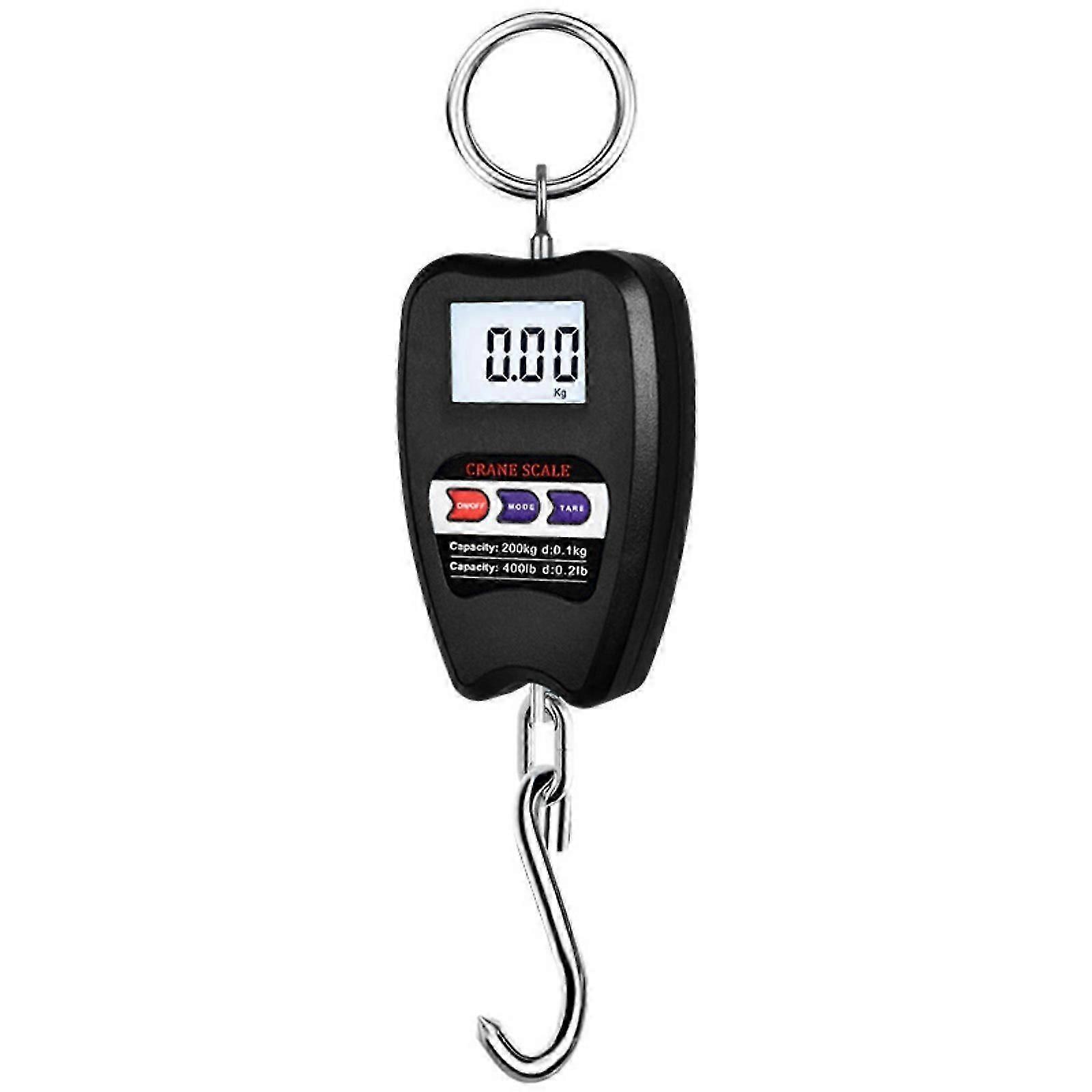 Professional Office 200kg Precise Digital Scale Portable Hook Attachment For Heavy Objects Commercial Home Applications