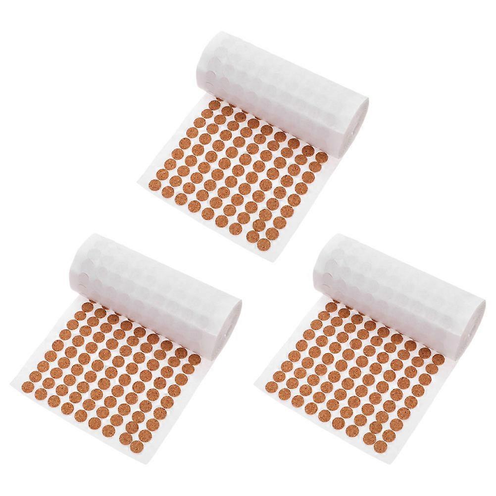 Cabinet Bumpers Self Adhesive Cork Pads for Reduction 15 Rolls