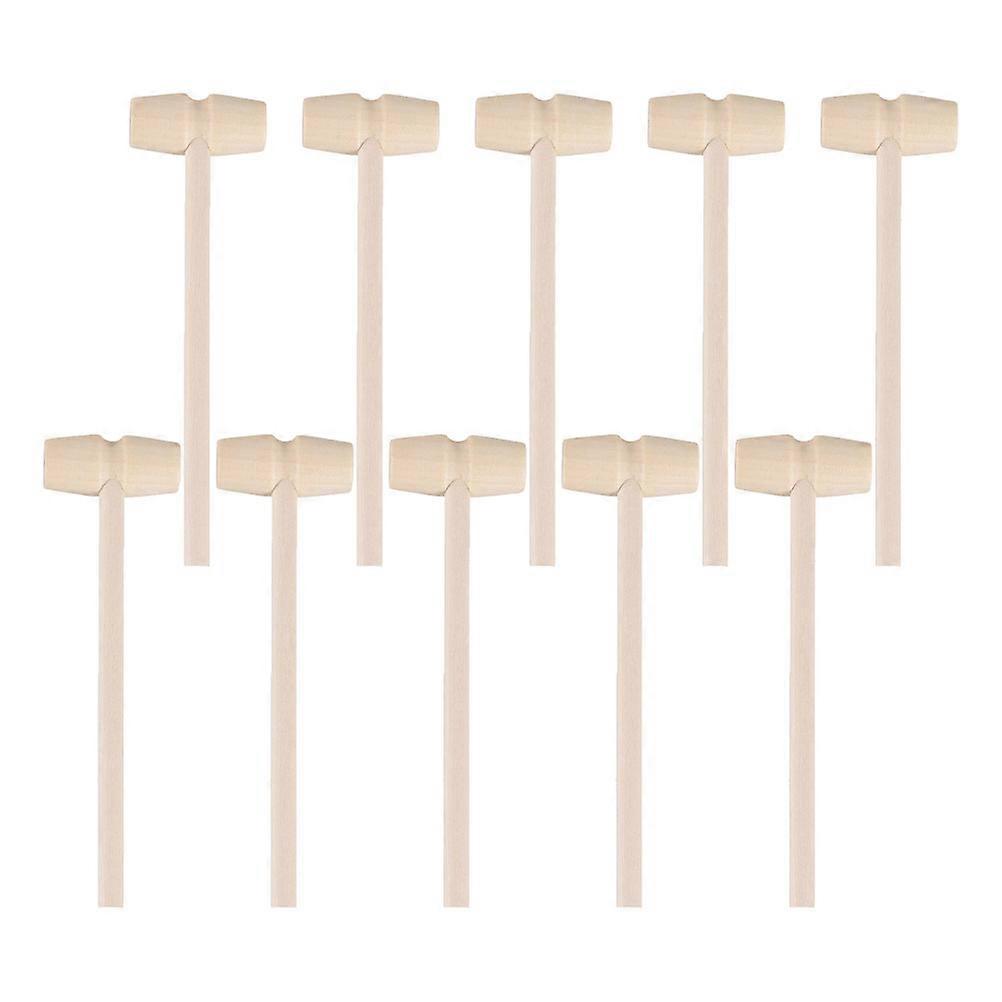 Mallet Hammer Toys Mini Wooden Hammers for Kids 20Pcs Safe and Durable