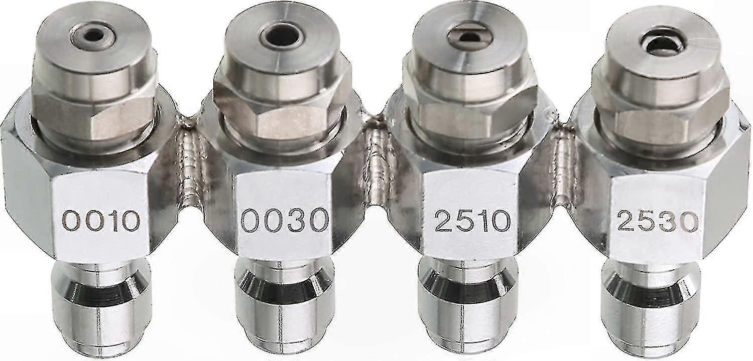 Nozzle Kit with Quick Connect for Pressure Washers Soft Washing Downstream Cleaning Multi-Function 4-Way Adapter