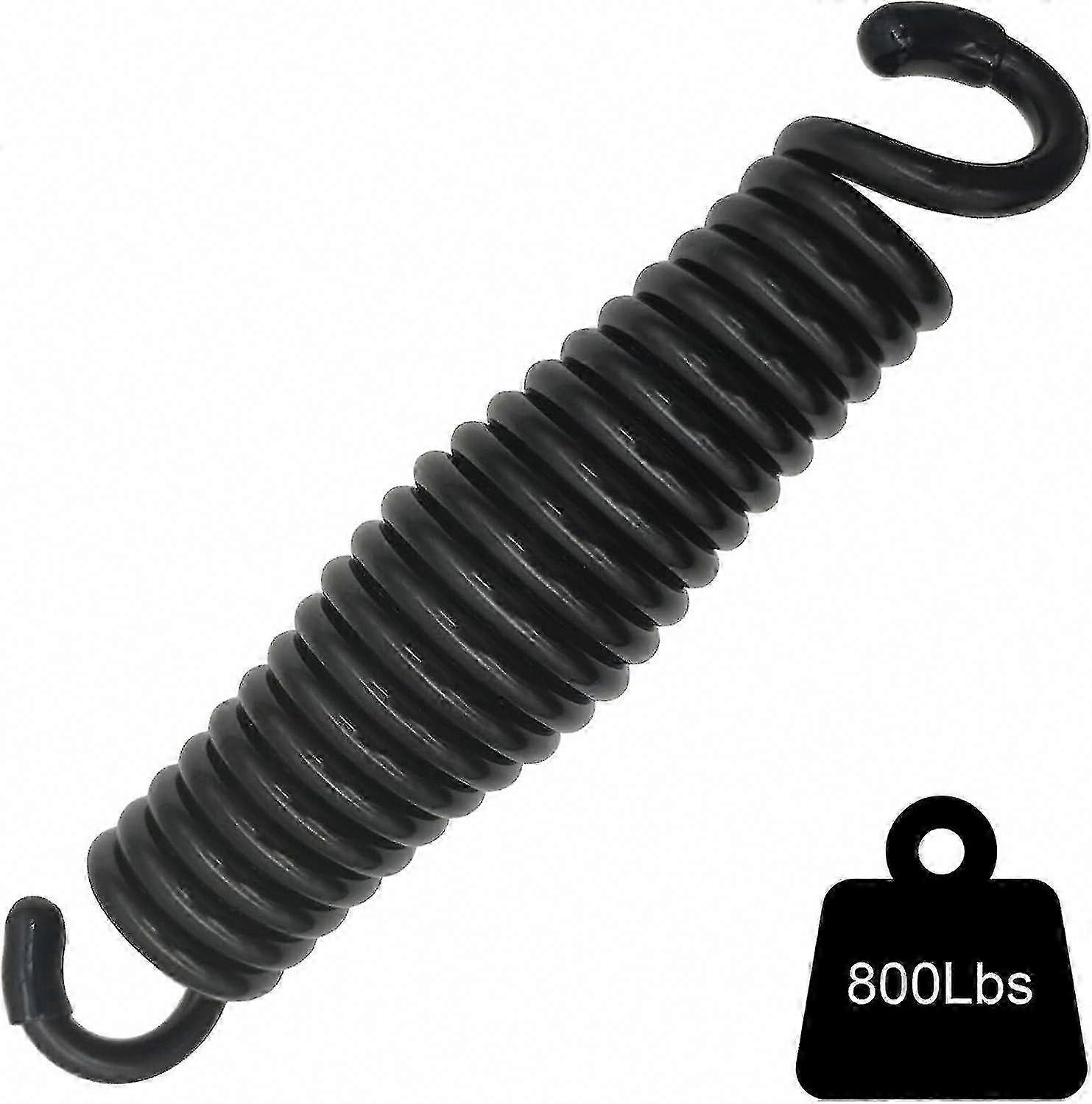 קפיצי נדנדה למרפסת כבדה 750 ק"ג - קולב כיסא ערסל שחור, קפיץ לתקרה לשימוש חיצוני