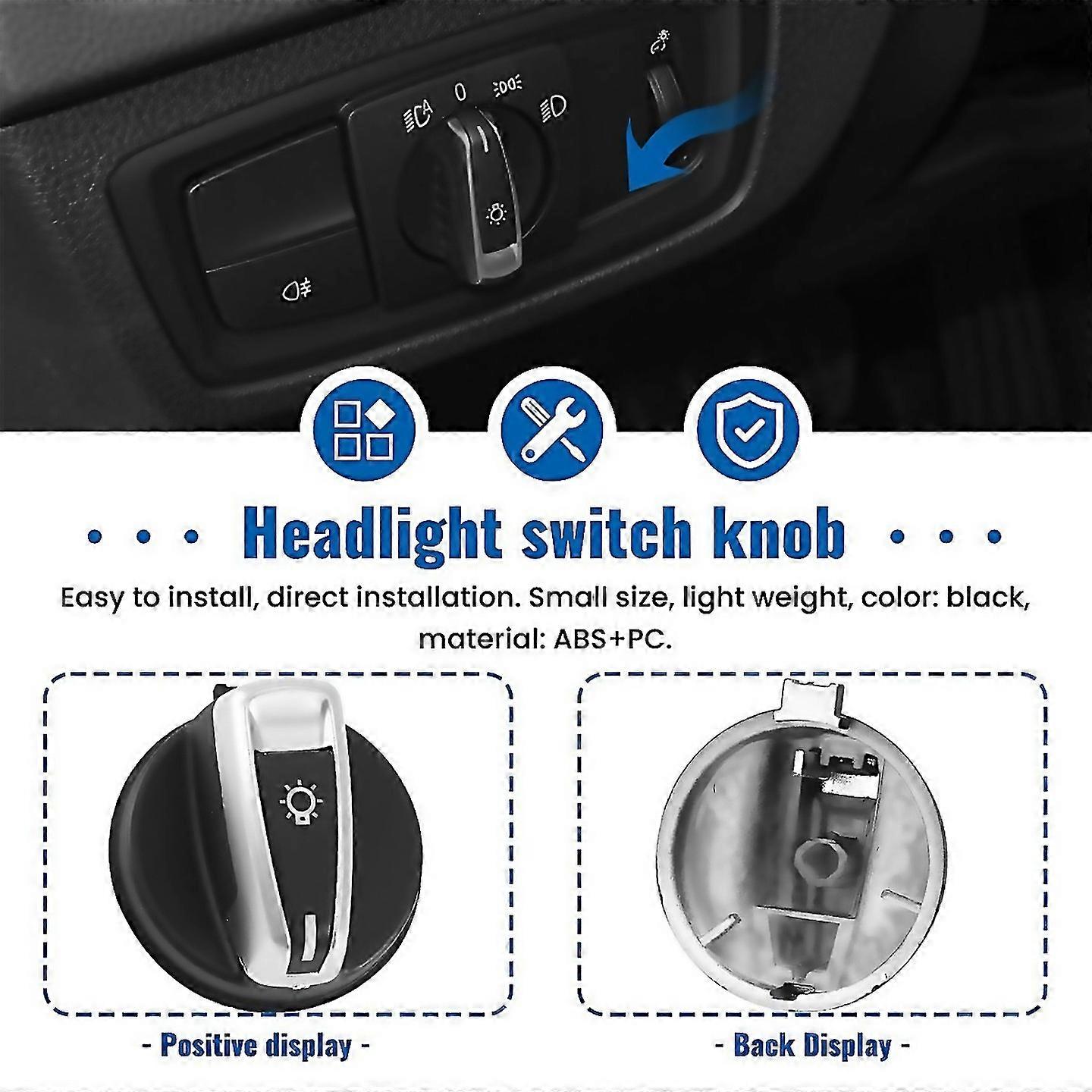 For Automotive Headlight Switch Rotary Button For 1 E88 E82 3 E90