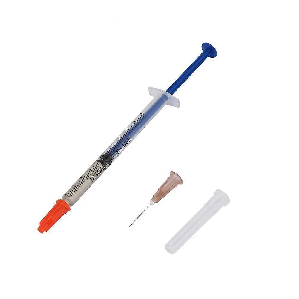 Conductive Silver Paste Syringe Quick Dry Silver Grease for Keyboard PCB Repair (0.4mL)