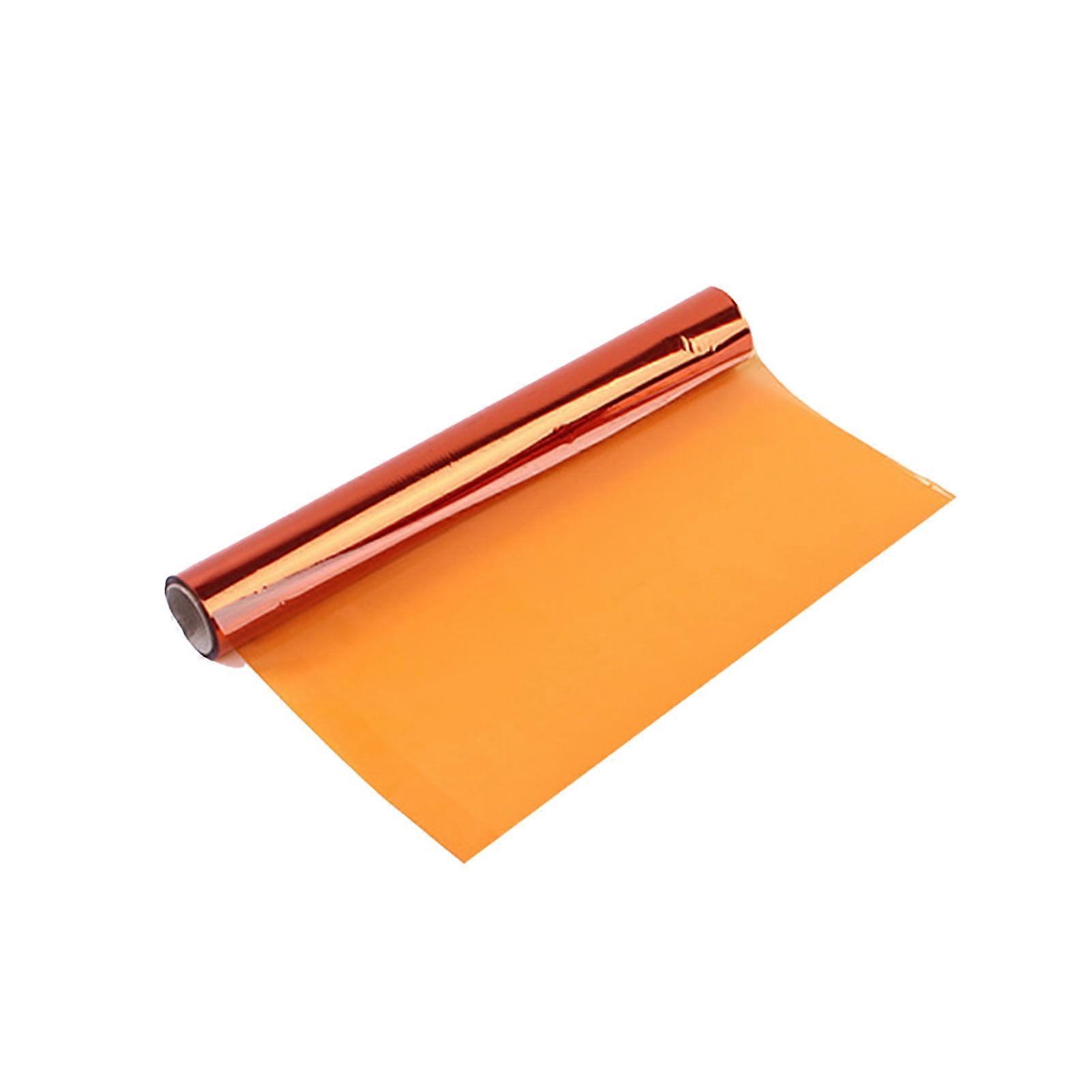 ZTGD 1 Roll Decorative Bright Color Cellophane Wrap Roll Plastic Visual Effect Cellophane Roll for Party