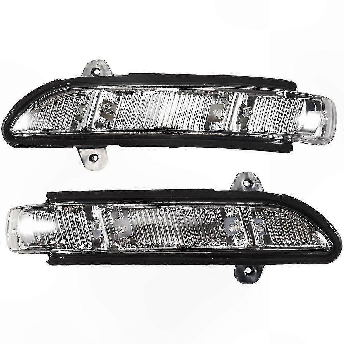 W211 W221 Front Side Mirror Turn Signal Light Pair LH RH 2007-2010