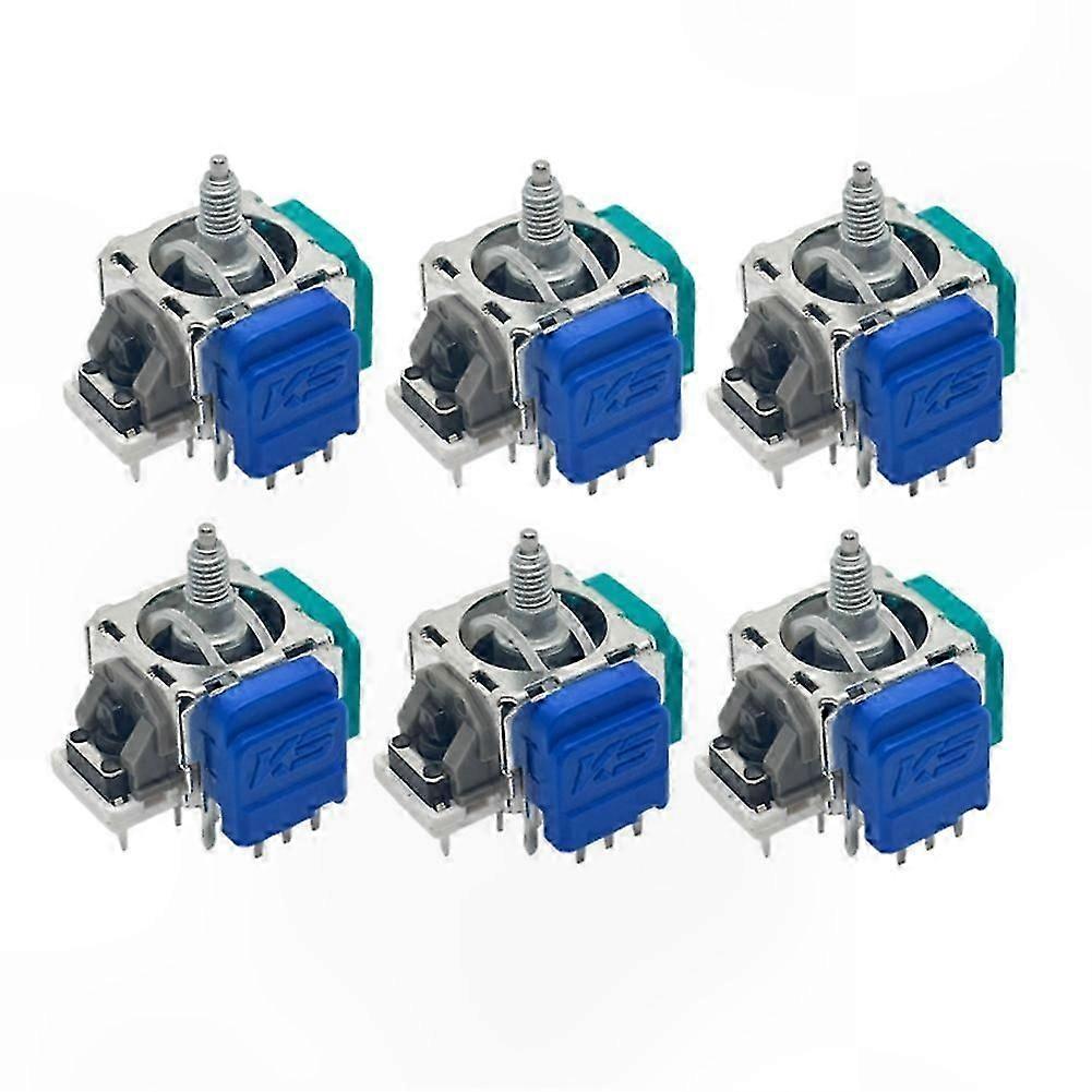 6-Pack 3D Analog Thumbstick Joystick for Gamepad Upgrade Replacement Parts Accessories