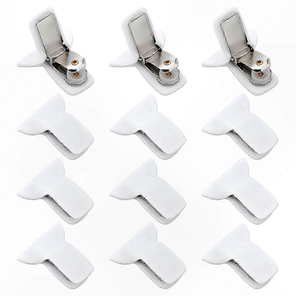 12-Pack Duvet Clips with Cushioned Foam and Metal Holders for Blankets Quilts and Comforters Secure Fasteners Heavy Duty Design